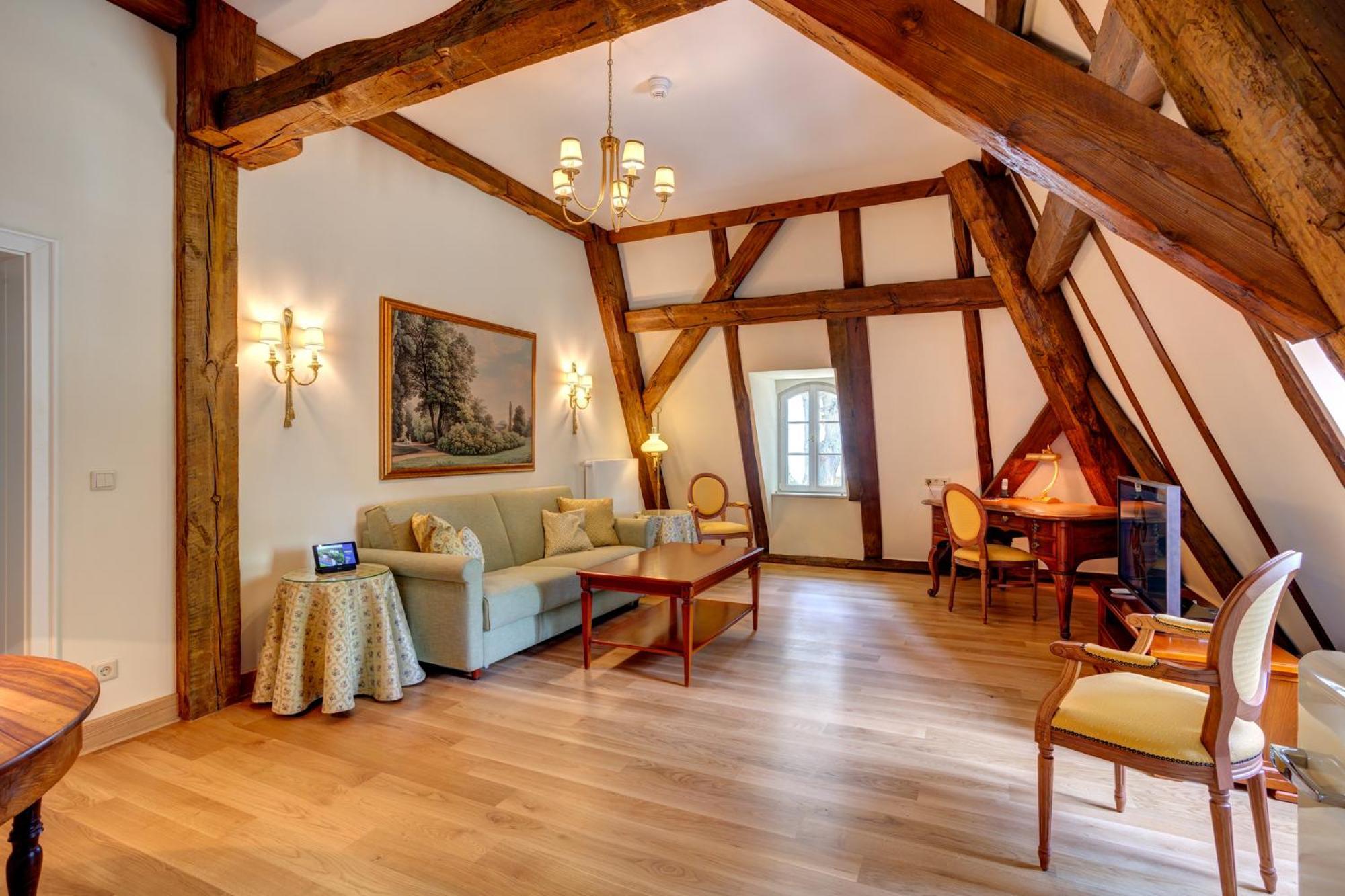 Urlaubsresidenz Marstall Und Kanzlei Im Schlossensemble Lübbenau Szoba fotó